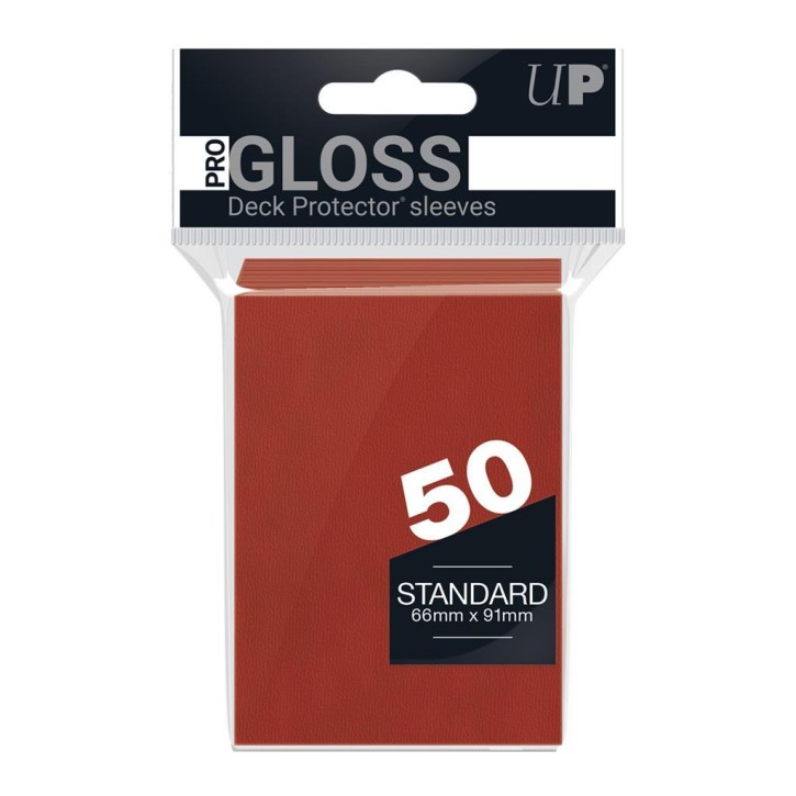 ULTRA PRO: Sleeves Standard - Gloss Red (50)