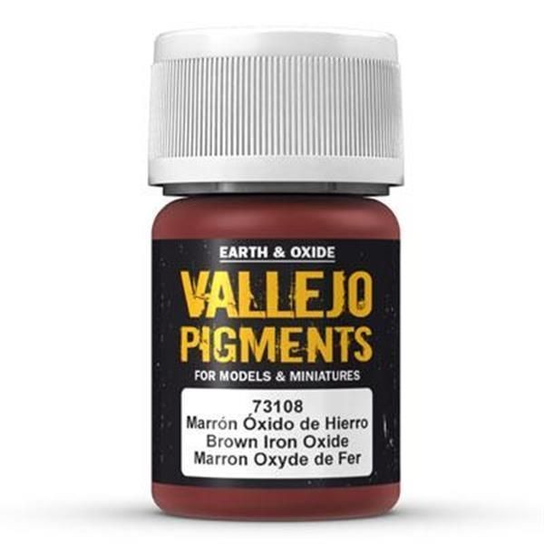 Vallejo Pigment: Brown Iron Oxide 30ml