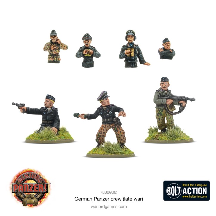 Achtung Panzer!: German Panzer Tank Crew (Late War)
