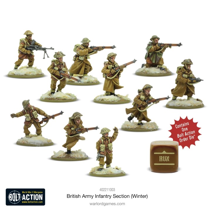 Bolt Action: British Infantry section (Winter)