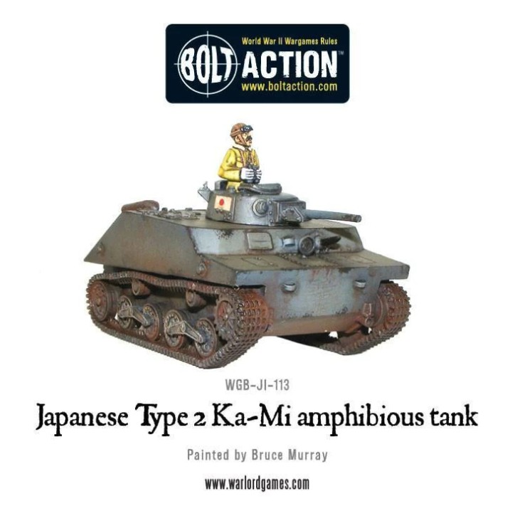 BOLT ACTION: Japanese Type 2 Ka-Mi Amphibious Tank