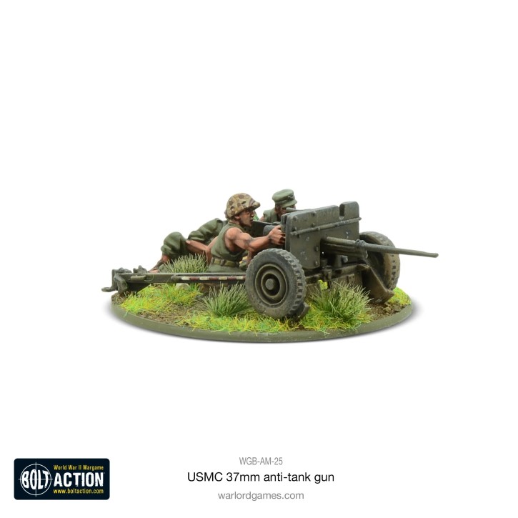 BOLT ACTION: USMC M3A1 37mm anti-tank gun