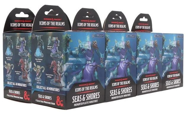 D&D Icons Of The Realms: Seas & Shores Booster Brick (8)