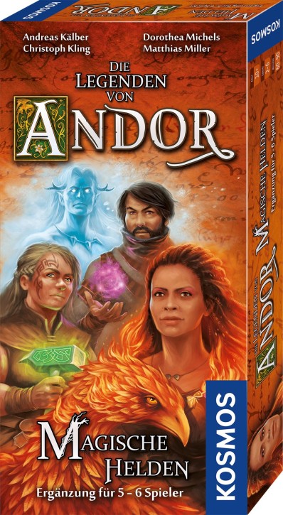 Die Legenden von Andor: Magische Helden: Ergänzung 5-6 Spieler - DE