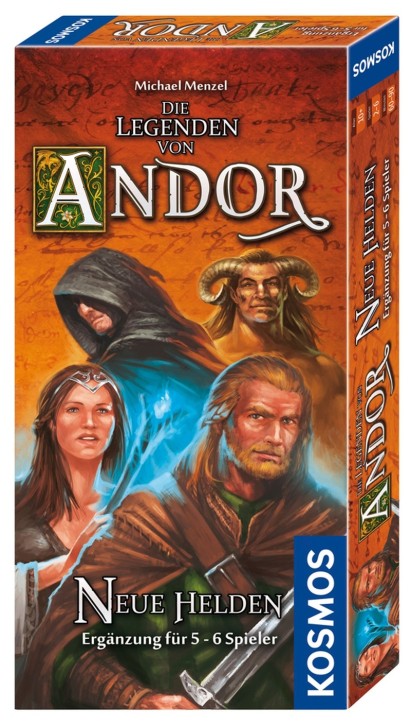 Die Legenden von Andor: Neue Helden [Erweiterung für 5-6 Spieler] - DE