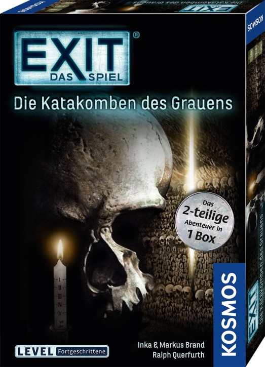 EXIT Das Spiel: Die Katakomben des Grauens ( 2-teiliges Abenteuer in 1 Box) - DE