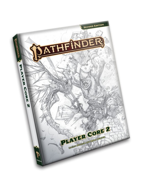 Pathfinder 2nd: Player Core 2 Sketch Cover - EN