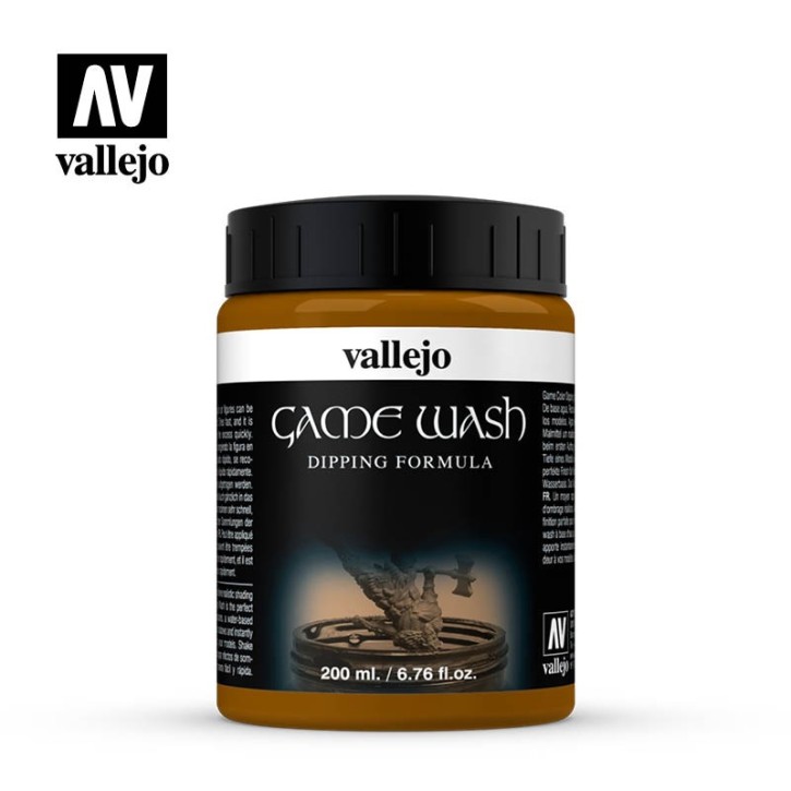 Vallejo Game Color: 300 Dipping Wash Sepia Shade 200 ml