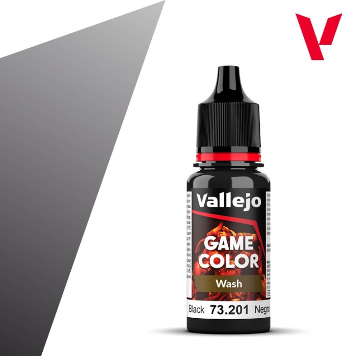 Vallejo Game Color: Black 18 ml (Wash)