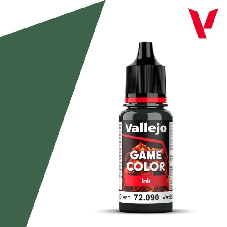 Vallejo Game Color: Black Green 18 ml (Ink)
