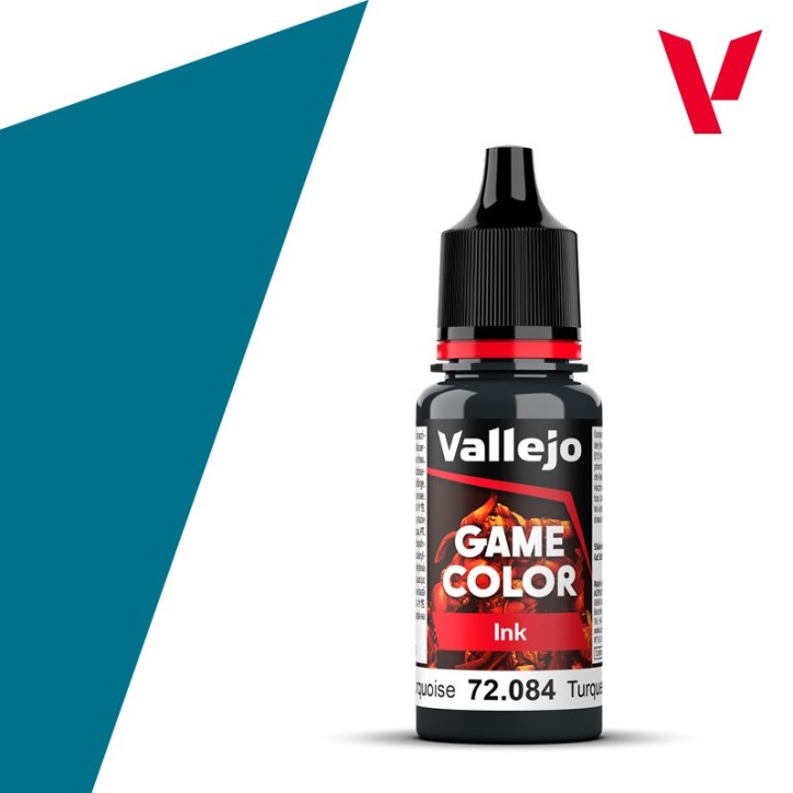 Vallejo Game Color: Dark Turquoise 18 ml (Ink)