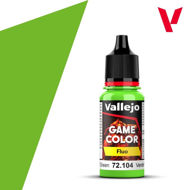 Vallejo Game Color: Fluorescent Green 18 ml (Fluo)