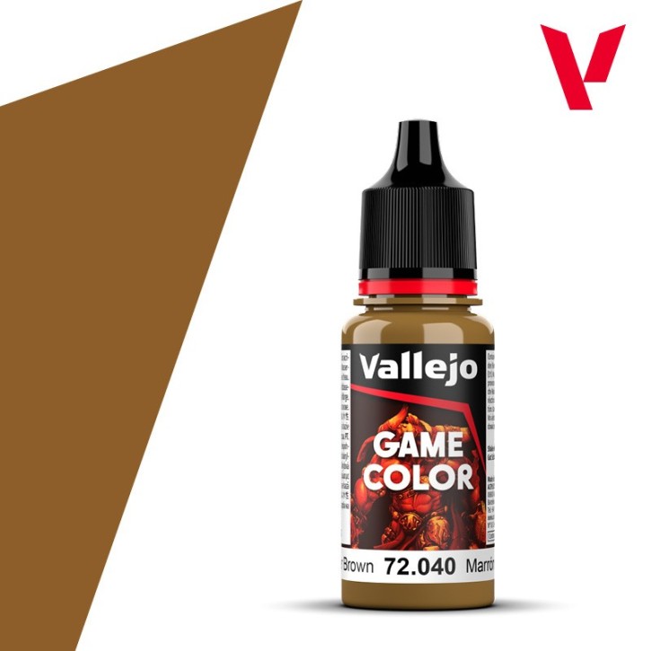 Vallejo Game Color: Leather Brown 18 m