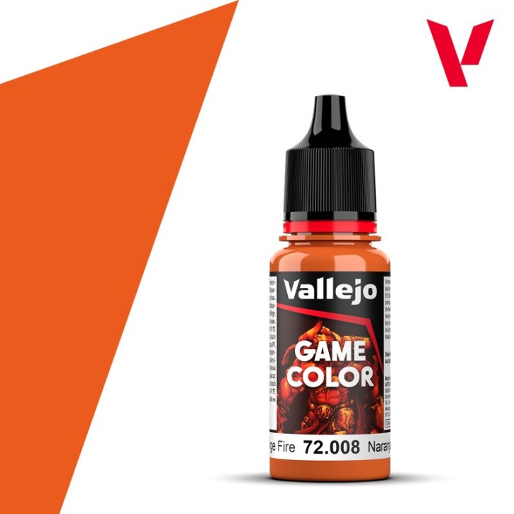Vallejo Game Color: Orange Fire 18 ml
