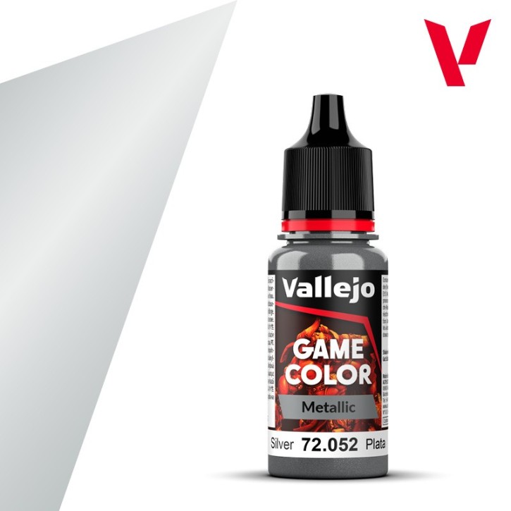 Vallejo Game Color: Silver 18 ml (Metallic)