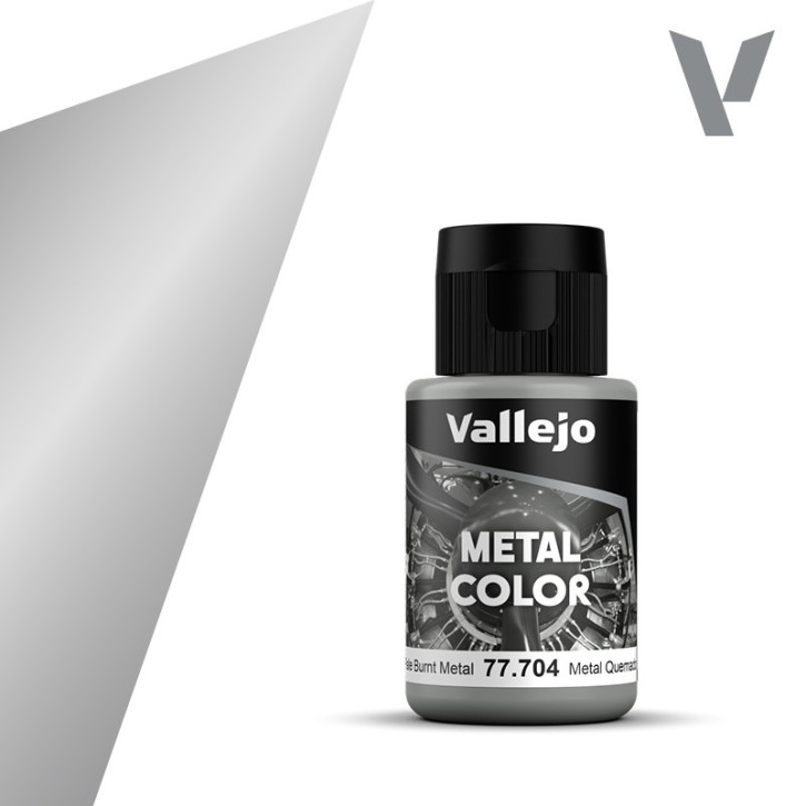 Vallejo Metal Color: 704 Pale Burnt Metal 32ml
