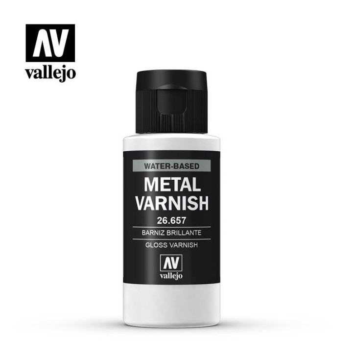 VALLEJO METAL COLOR: Gloss Metal Varnish 60 ml ML