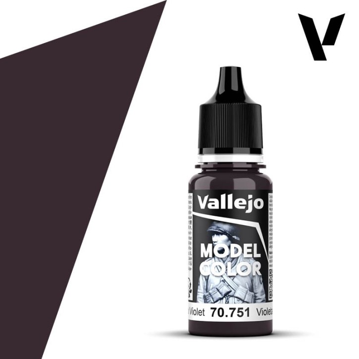 Vallejo Model Color: 054 Black Violet 18ml