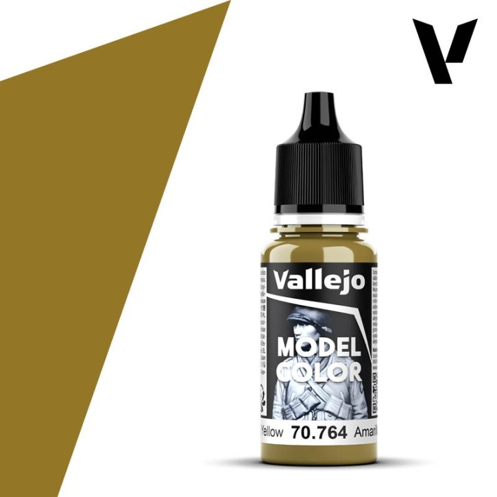 Vallejo Model Color: 125 Military Yellow 18ml