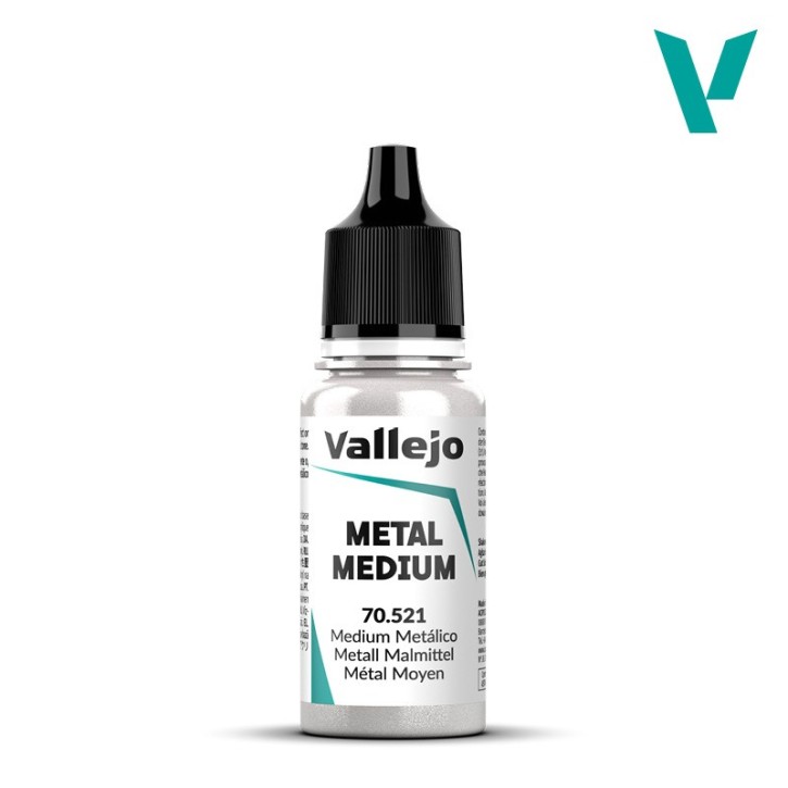 Vallejo Model Color: 302 Metallic Medium 18 ml (Auxiliary)