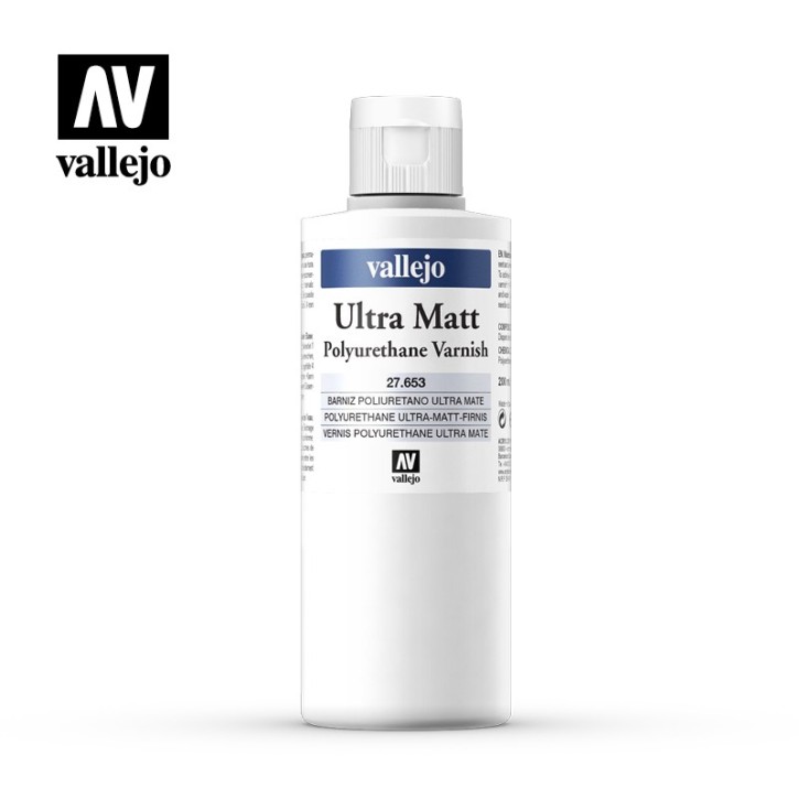 Vallejo Model Color: Ultra Matt Polyurethane Varnish 200ml