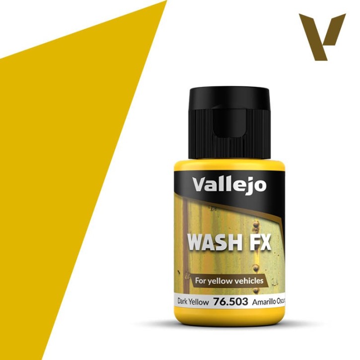 Vallejo Model Wash: 503 Dark Yellow (35ml)