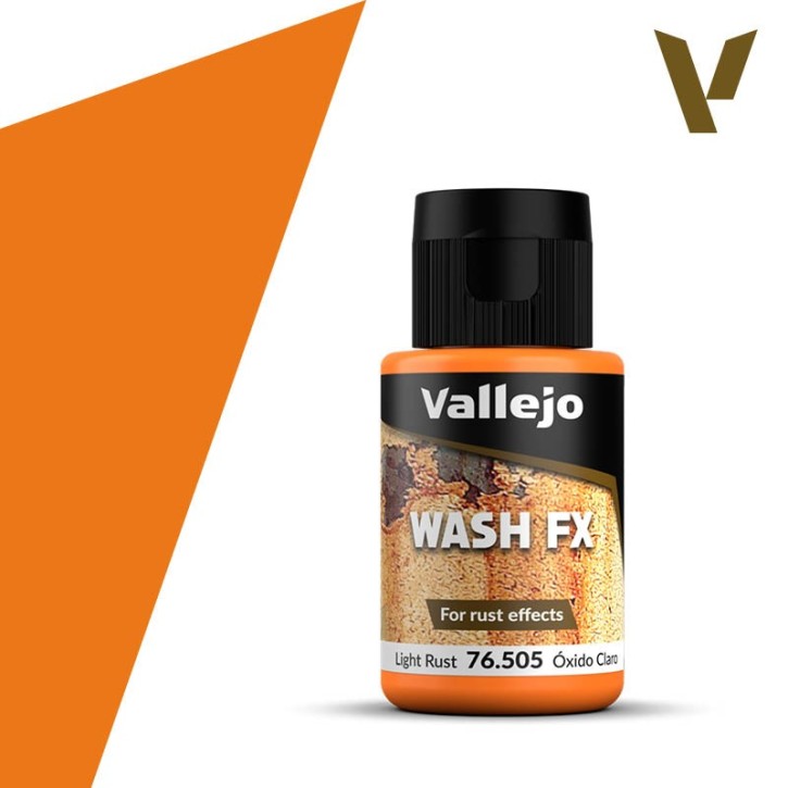Vallejo Model Wash: 505 Light Rust (35ml)