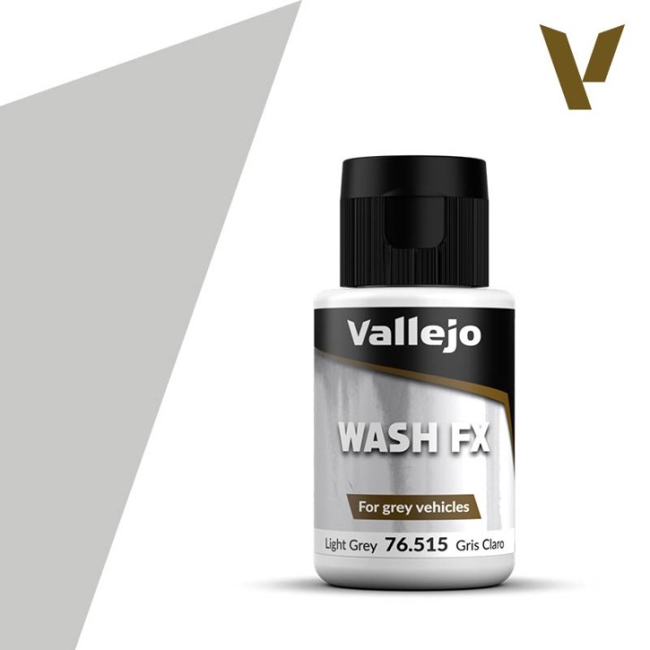 Vallejo Model Wash: 515 Light Grey (35ml)