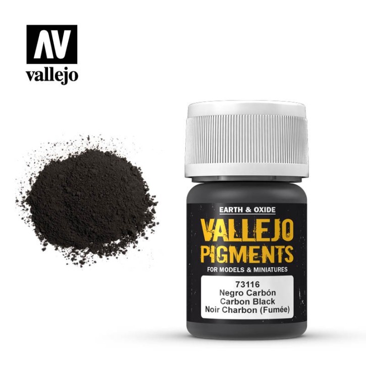 Vallejo Pigment: Carbon Black 30ml