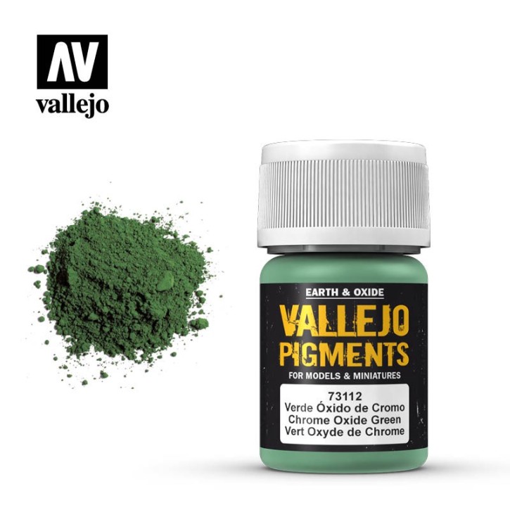 Vallejo Pigment: Chrome Oxide Green 30ml
