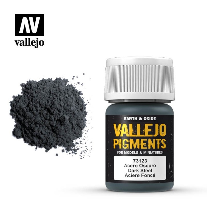 Vallejo Pigment: Dark Steel 30ml