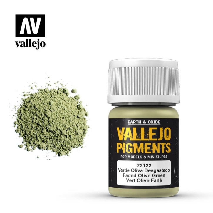 Vallejo Pigment: Faded Olive Green 30ml