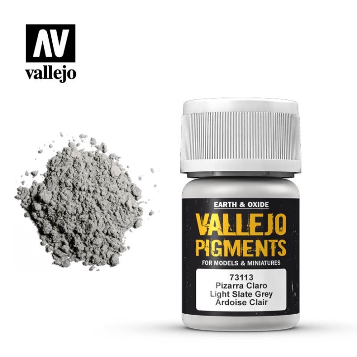 Vallejo Pigment: Light Slade Grey 30ml