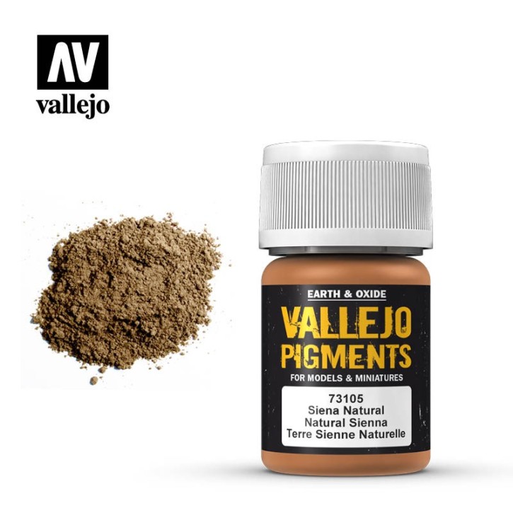 Vallejo Pigment: Natural Siena 30ml
