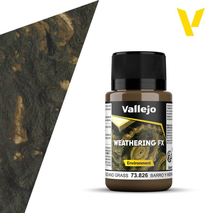 VALLEJO WEATHERING: Environment Mud and Grass Effect (40ml)