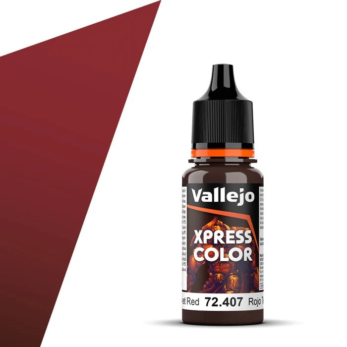 Vallejo Xpress Color: Velvet Red 18 ml