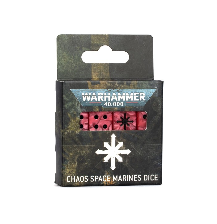 W40K: Chaos Space Marines Dice Set