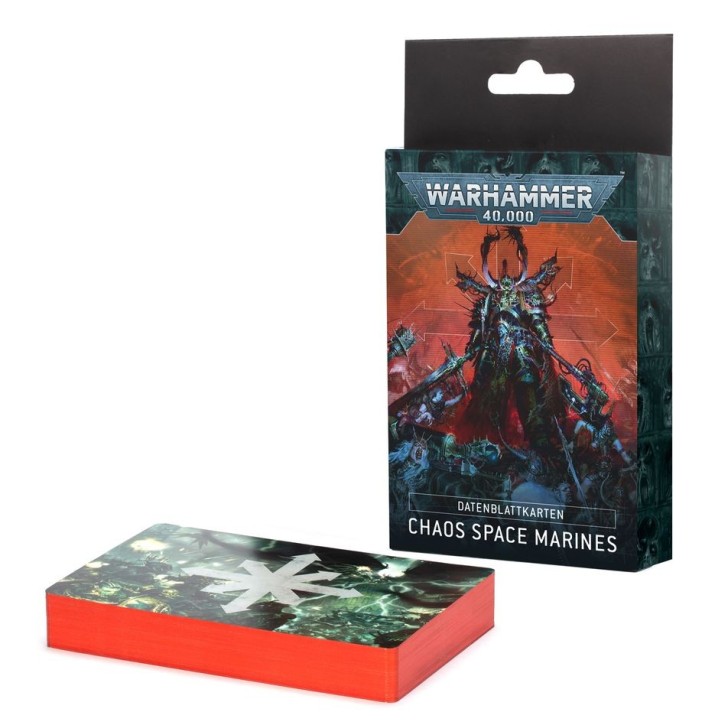 W40K: Datenblattkarten: Chaos Space Marines - DE