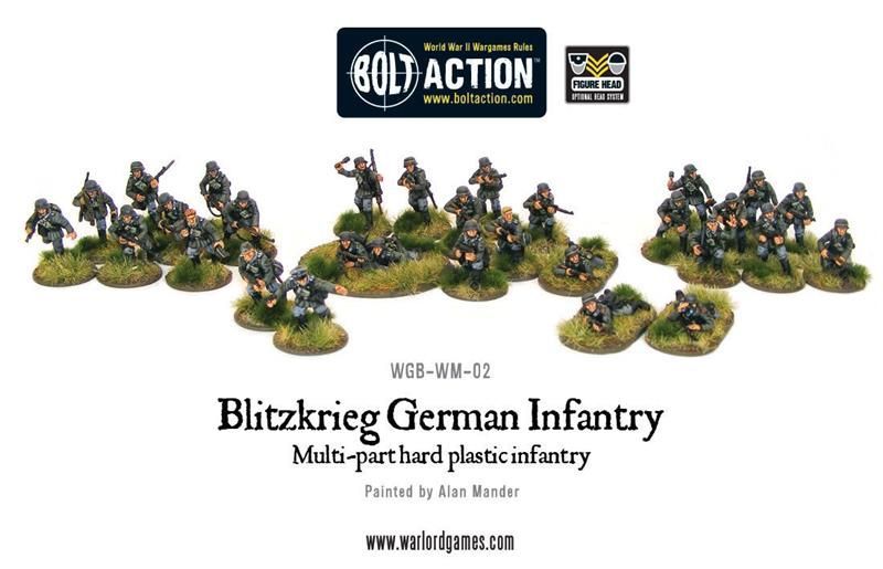 BOLT ACTION: Blitzkrieg German Infantry-402012012