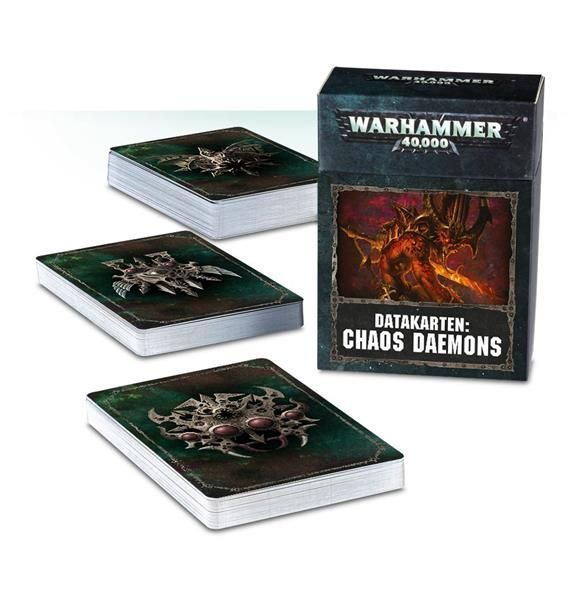 W40K: Datakarten: Chaos Dämonen - DE
