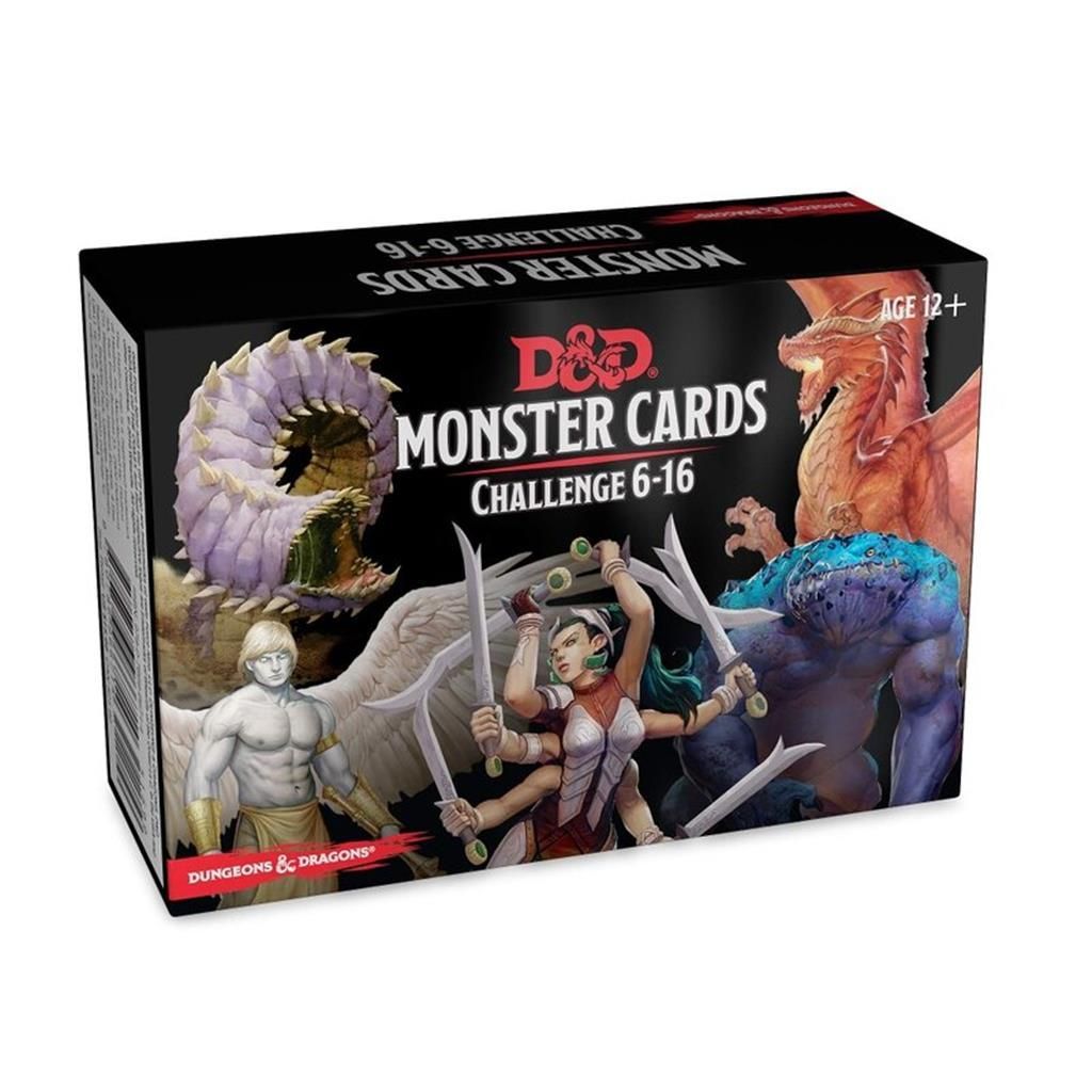 D&D: Monster Card Deck Levels 6-16 (74 Cards) - EN