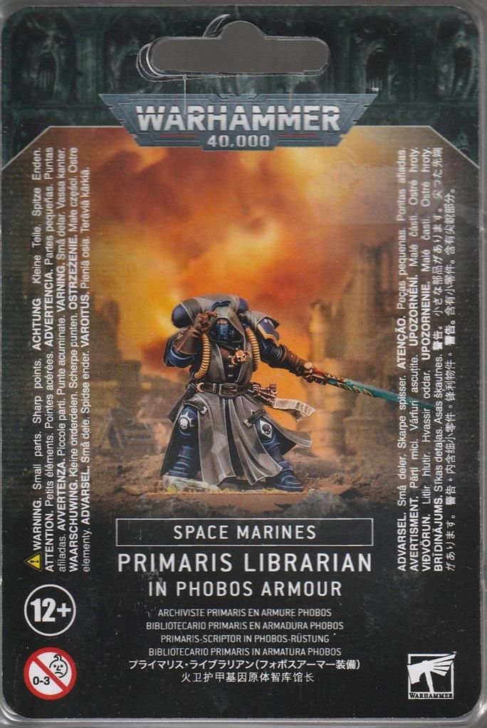 W40K: Primaris Librarian in Phobos Armour