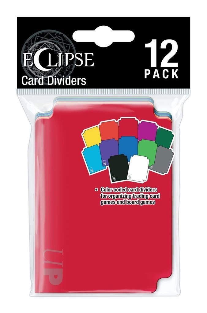 ULTRA PRO: Eclipse Multi-Colored Dividers (12 Pack)