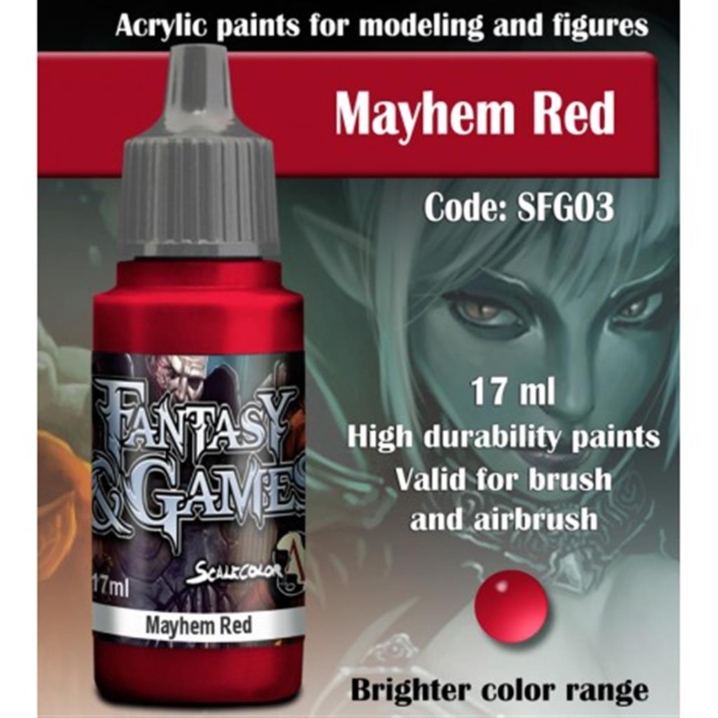 FANTASY & GAMES: Mayhem Red 17 ml