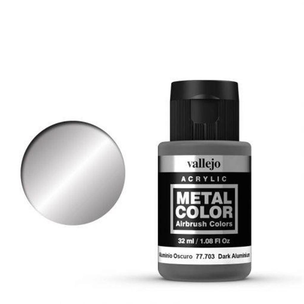 VALLEJO METAL COLOR: 703 Dark Aluminium 32 ml