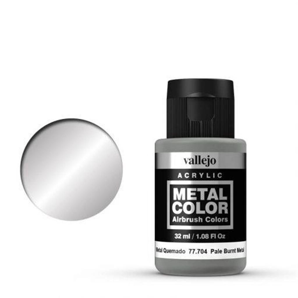 VALLEJO METAL COLOR: 704 Pale Burnt Metal 32 ml