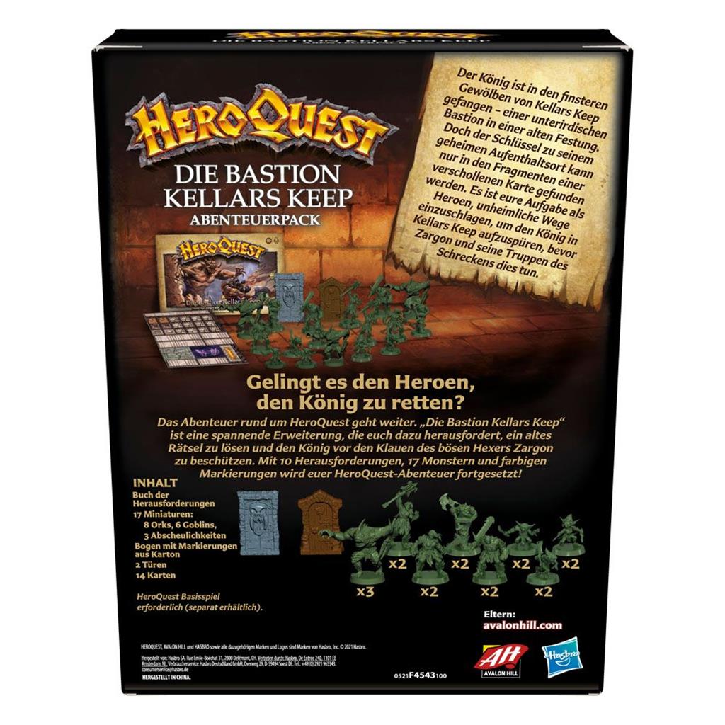 Hero Quest Spielkarten Karten 2 