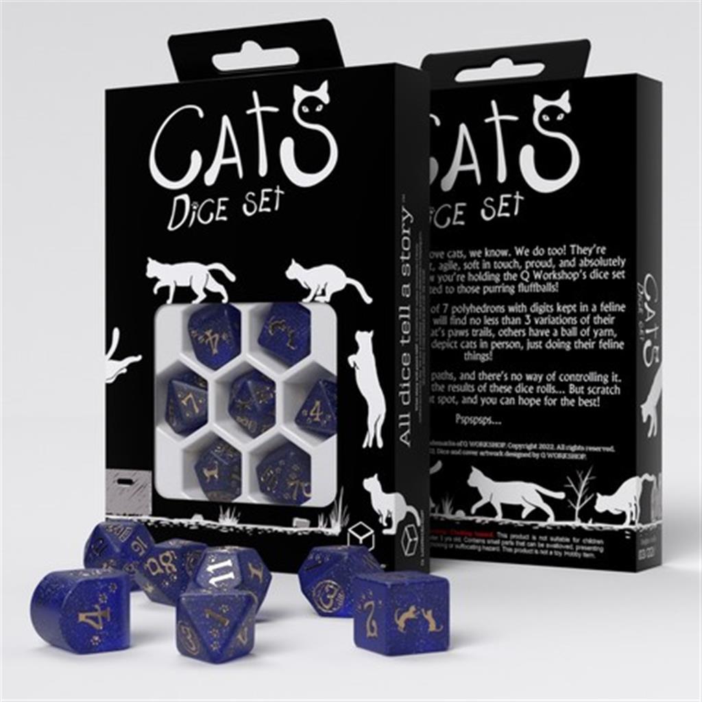 Q-WORKSHOP: CATS Meowster Dice Set