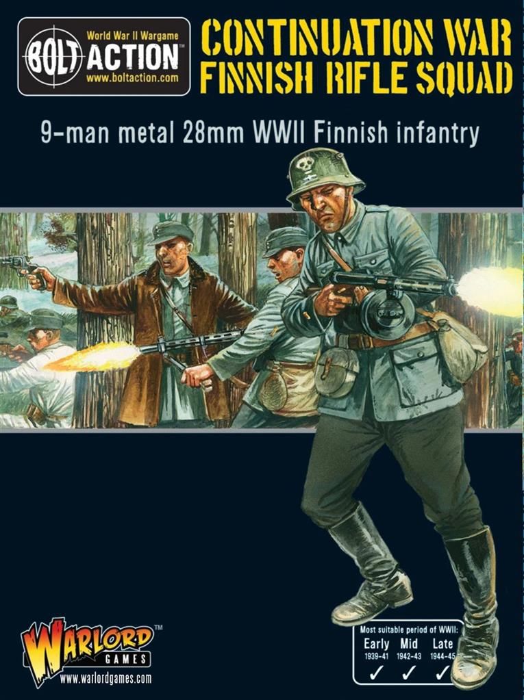 BOLT ACTION: Finnish Infantry boxed set (9 man)