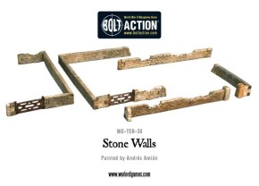BOLT ACTION: Stone Walls plastic boxed set